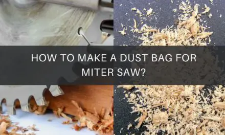 How to make a dust bag for Miter Saw?