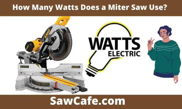 How Many Watts Does a Miter Saw Use?