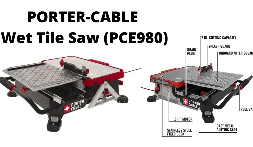 Porter Cable Tile Saw Review : PCE980 Wet Tile Saw