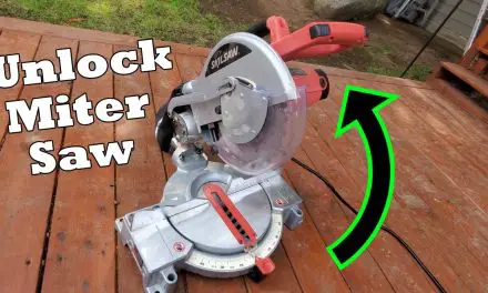 How to Unlock a Miter Saw?