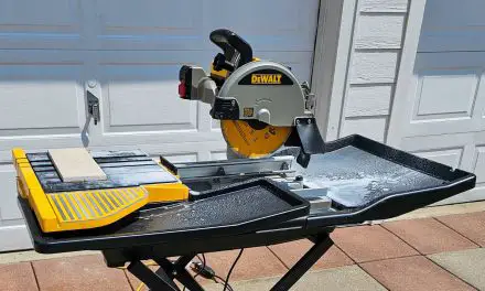 How to Use a Small Wet Tile Saw?